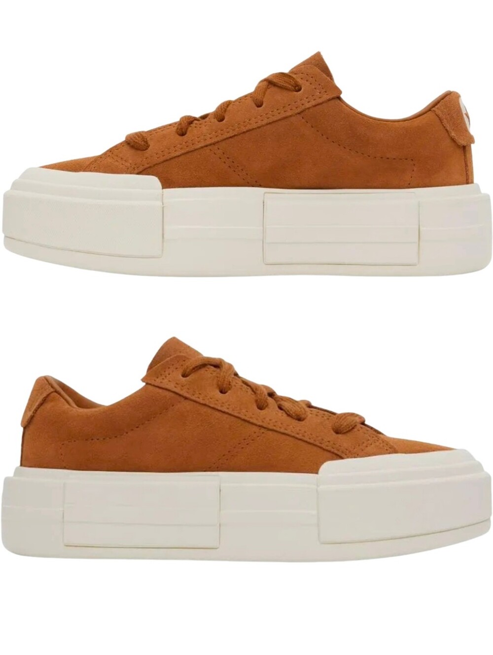 RARE Converse Cruise Low Warm Tan Suede Platform W6.5/M5 - Picture 4 of 7